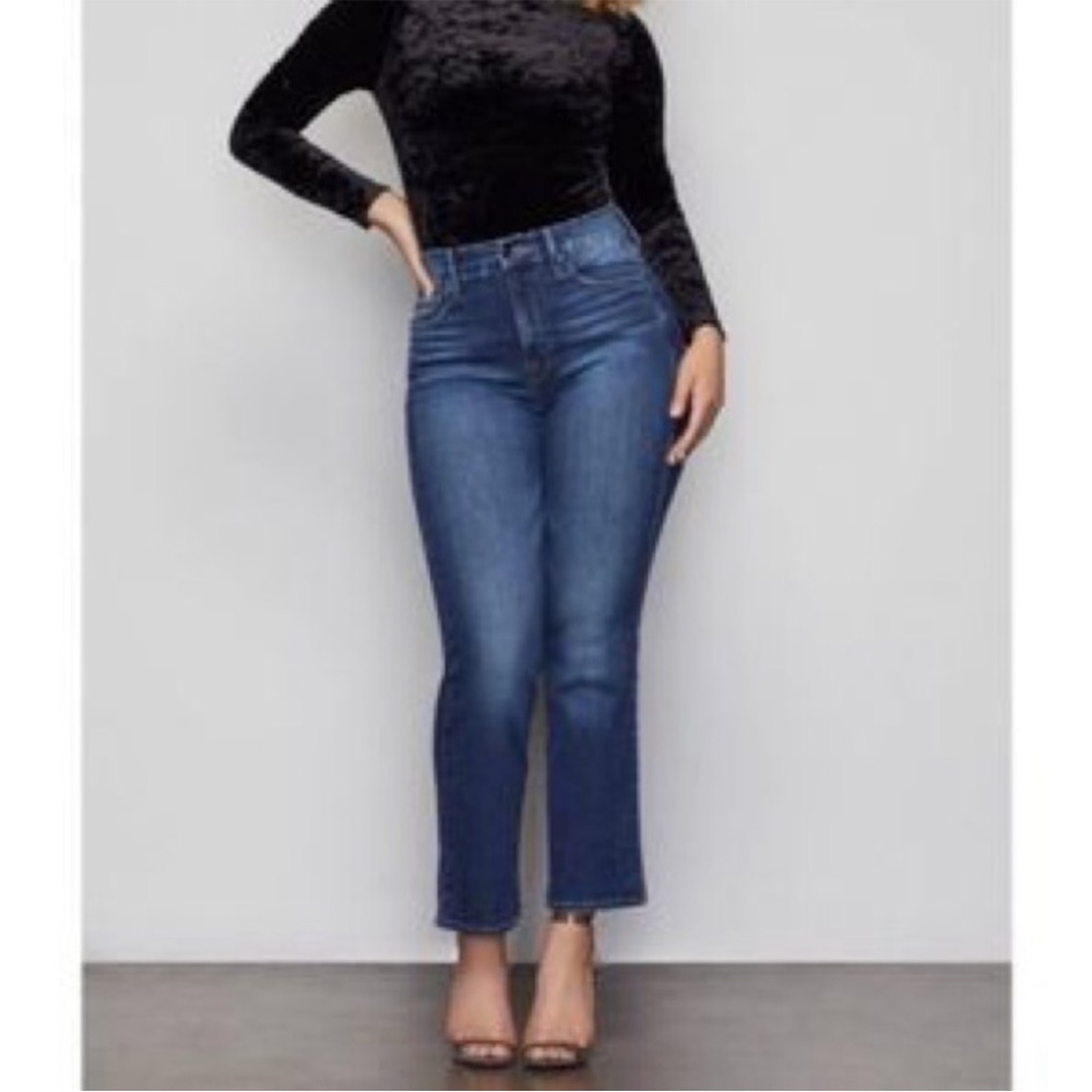 Good American Blue358 Good Straight Jeans GS148T Sz. 16